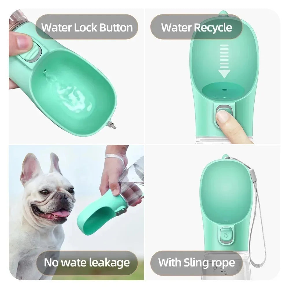 Portable Dog Water Bottle – Leakproof Travel Bottle